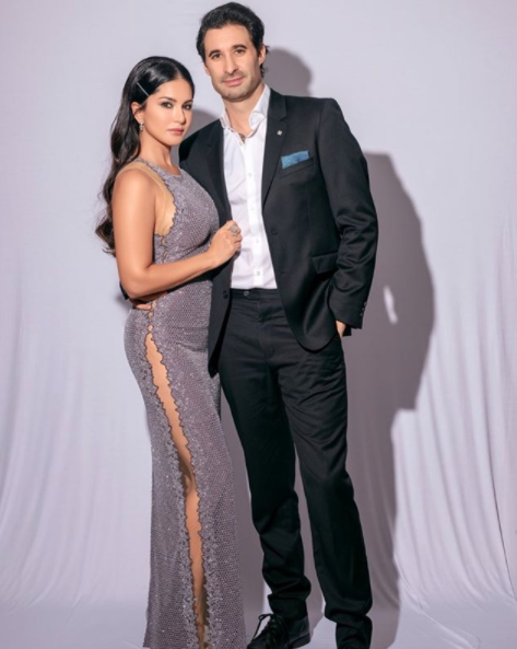 Sunny Leone and Daniel Weber